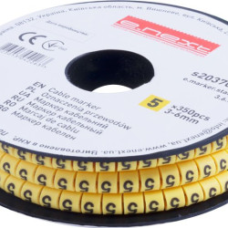 Кабельний маркер E.Next e.marker.stand.3.6.5 3-6 кв.мм 5 350шт (s2037078)