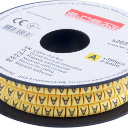Кабельний маркер E.Next e.marker.stand.3.6.A 3-6 кв.мм A 350шт (s2037083)