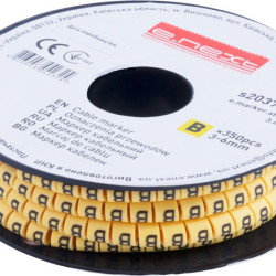 Кабельний маркер E.Next e.marker.stand.3.6.B 3-6 кв.мм B 350шт (s2037084)