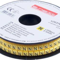Кабельний маркер E.Next e.marker.stand.3.6.N 3-6 кв.мм N 350шт (s2037086)