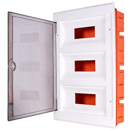 Корпус пластиковий E.Next e.plbox.stand.w.36 36-модульний вбудований (CBA936)