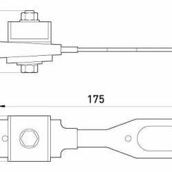 Посилений анкер E.Next e.i.clamp.2.16.25.zr ізольований 16-25 кв.мм (p021009)