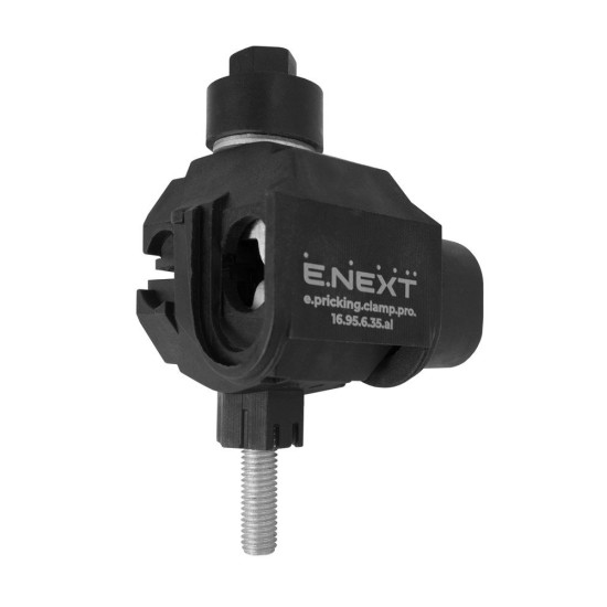 Відгалужувальний проколюючий затискач E.Next e.pricking.clamp.pro.16.95.6.35.al односторонній 16-95 кв.мм (p028013)