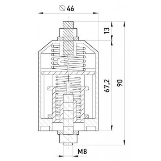 Пристрій для захисту від імпульсних перенапруг E.Next PZ-M1 440/10 (PZ-M1 440/10)