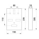 Панель для установки однофазного лічильника E.Next e.panel.stand.f.1 (s030001)