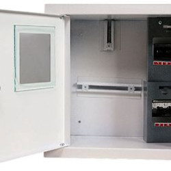 Металевий корпус E.Next e.mbox.stand.w.f1.04.z.e 4 модуля вбудований (s0100064)