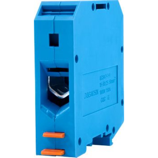 Набірна клемна колодка E.Next e.tc.din.pro.50.blue на DIN-рейку синя (p049025)