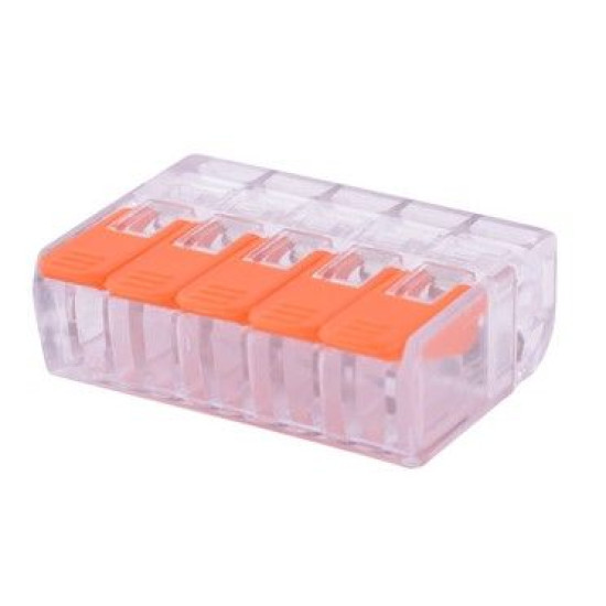 Клемна колодка E.Next e.lc.pro.aw.pl.5 з натискним важелем 5шт (p0660106)