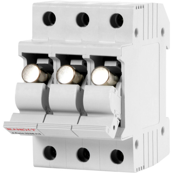 Утримувач запобіжника E.Next e.fuse.1038.h3 на DIN-рейку 10х38 3р 32А (i0300003)