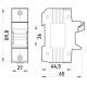 Утримувач запобіжника E.Next e.fuse.1451.h1 на DIN-рейку 14х51 1р 63А (i0300004)