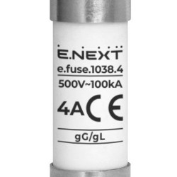 Плавкий запобіжник E.Next e.fuse.1038.4 10х38 4А (i0610012)