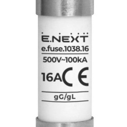 Плавкий запобіжник E.Next e.fuse.1038.16 10х38 16А (i0610017)