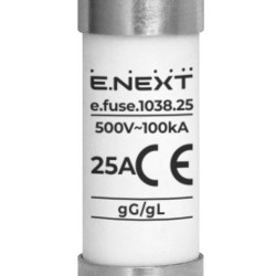 Плавкий запобіжник E.Next e.fuse.1038.25 10х38 25А (i0610019)