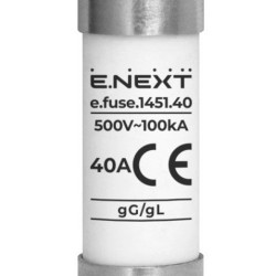 Плавкий запобіжник E.Next e.fuse.1451.40 14х51 40А (i0610023)