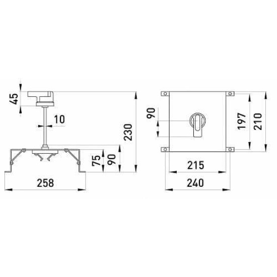 Поворотна рукоятка E.Next e.industrial.ukm.630-800.CS (i0060005)