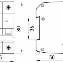 Вимикач навантаження E.Next e.is.3.50 на DIN-рейку 3р 50А (p008009)