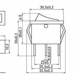Перемикач E.Next e.switch.key.03 3pin з індикацією (s2040003)