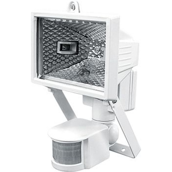 Прожектор E.Next e.halogen.move.500.white 500Вт з датчиком руху білий (l003011)