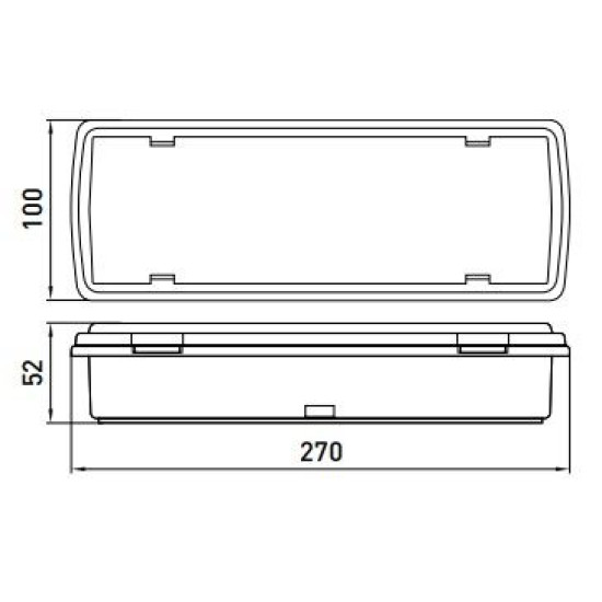 Аварійний світильник E.Next e.emerg.507L-24.led.Li.3h.IP65 3 години (l0660042)