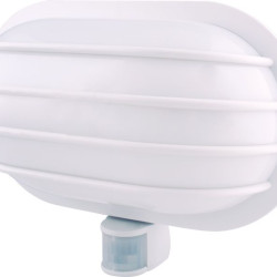Настінний світильник E.Next e.sensor.lum.69.e27.white(білий) з датчиком руху 180° IP44 білий (s061026)