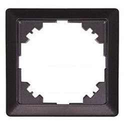 Рамка 1-містна E.Next e.lux.10024L.1.fr.anthracite антрацит (ins0040048)