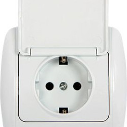 Розетка E.Next e.install.stand.810С з з/к з кришкою (s035028)