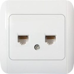 Комп'ютерна розетка E.Next e.install.stand.819С2 подвійна (s035033)