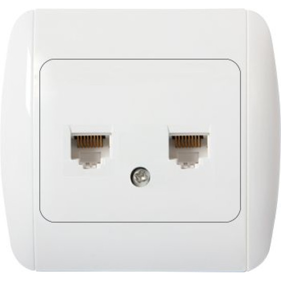 Комп'ютерна розетка E.Next e.install.stand.819С2 подвійна (s035033)