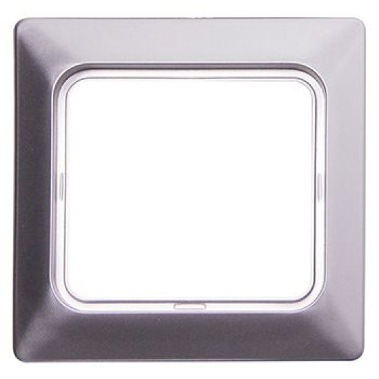 Рамка розетки E.Next e.lux.12094L.1.fr.wp.aluminium вологозахищена алюміній (ins0040088)