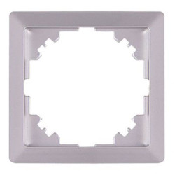 Рамка 1-містна E.Next e.lux.10024L.1.fr.aluminium алюміній (ins0040089)