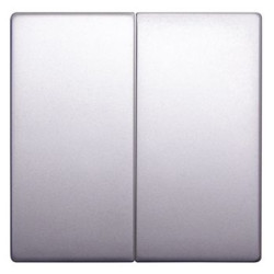 Подвійна клавіша E.Next e.lux.11021L.pn.aluminium алюміній (ins0040096)