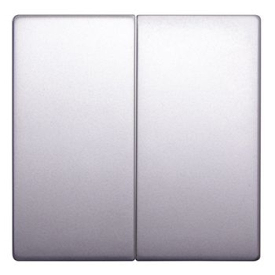 Подвійна клавіша E.Next e.lux.11021L.pn.aluminium алюміній (ins0040096)