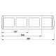 Рамка 3-містна E.Next e.install.stand.frame.3.cer (s035048c)