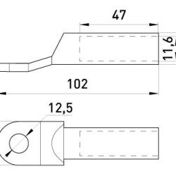 Мідно-алюмінієвий кабельний наконечник E.Next e.end.stand.ca.dtl.1.70 (s038006)