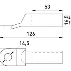 Мідно-алюмінієвий кабельний наконечник E.Next e.end.stand.ca.dtl.1.150 (s038009)