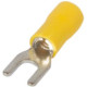 Вилковий наконечник E.Next e.terminal.stand.sv.1,25.5.yellow 0.5-1.5 кв.мм жовтий (s2036009)