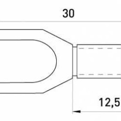 Вилковий наконечник E.Next e.terminal.stand.sv.5,5.8.red 4-6 кв.мм червоний (s2036050)