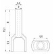 Ізольований наконечник E.Next e.terminal.stand.te.2.1.white 2x1 кв.мм білий (s4037003)
