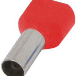 Ізольований наконечник E.Next e.terminal.stand.te.2.1.red 2x1 кв.мм червоний (s4037004)