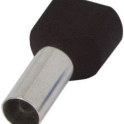 Ізольований наконечник E.Next e.terminal.stand.te.2.1.5.black 2x1,5 кв.мм чорний (s4037006)