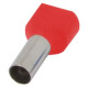 Ізольований наконечник E.Next e.terminal.stand.te.2.2.5.red 2x2,5 кв.мм червоний (s4037007)