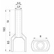 Ізольований наконечник E.Next e.terminal.stand.te.2.2.5.red 2x2,5 кв.мм червоний (s4037007)
