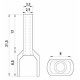 Ізольований наконечник E.Next e.terminal.stand.te.2.2.5.grey 2x2,5 кв.мм сірий (s4037008)
