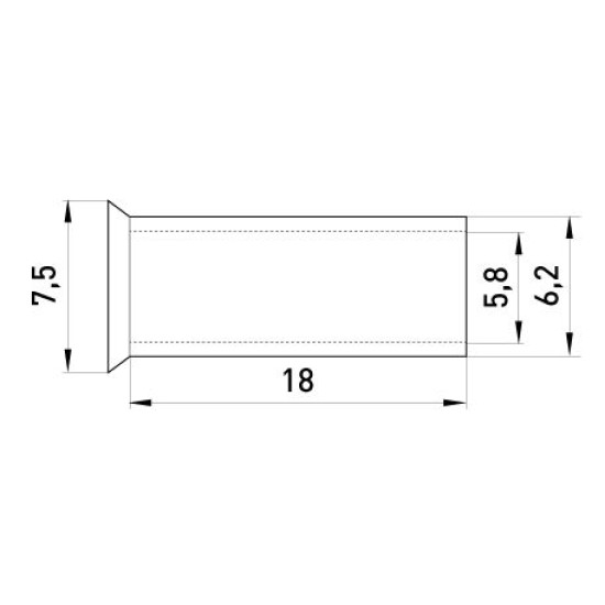 Неізольований наконечник E.Next e.terminal.stand.en.16.18 16 кв.мм (s4038015)