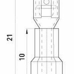 Ізольований наконечник E.Next e.terminal.stand.fdd1.25.250 (s4041006)