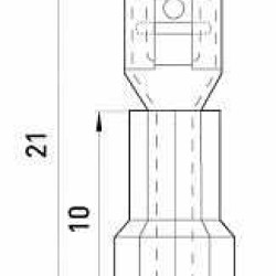 Ізольований наконечник E.Next e.terminal.stand.fdd2.250 (s4041008)