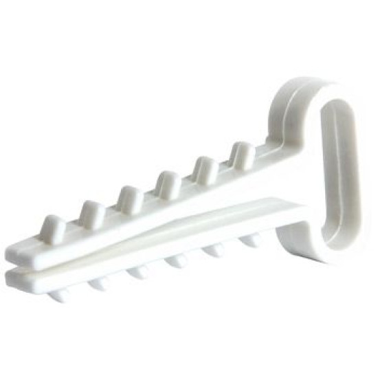 Дюбель ялинка E.Next e.metiz.dowel.flat.fir.12 для плоского проводу 12мм 100шт (m0080016)