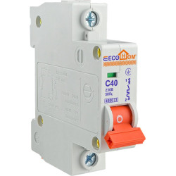 Автоматичний вимикач ECOHOME ECO 1p 40A C (ECO010010007)