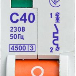 Автоматичний вимикач ECOHOME ECO 1p 40A C (ECO010010007)