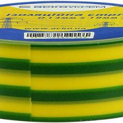 Ізолента Аско-Укрем 0,13x19мм/10м жовто-зелена (A0150020008)